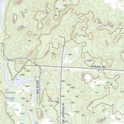 United States Geological Survey Priest Lake, WI (2023, 24000-Scale) digital map