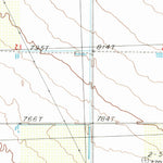United States Geological Survey Priest Rapids NE, WA (1986, 24000-Scale) digital map