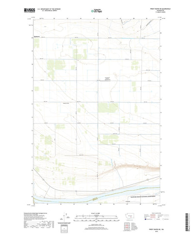 United States Geological Survey Priest Rapids NE, WA (2020, 24000-Scale) digital map