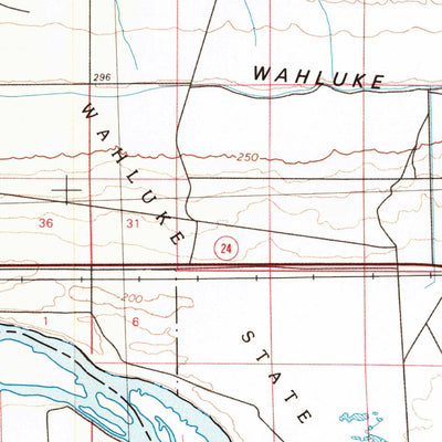 United States Geological Survey Priest Rapids, WA (1979, 100000-Scale) digital map