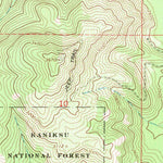 United States Geological Survey Priest River, ID (1968, 24000-Scale) digital map