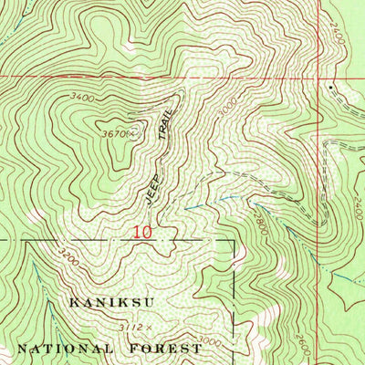 United States Geological Survey Priest River, ID (1968, 24000-Scale) digital map