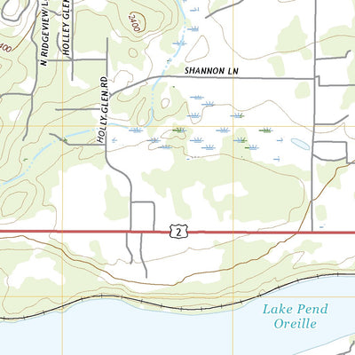 United States Geological Survey Priest River, ID (2020, 24000-Scale) digital map