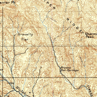 United States Geological Survey Priest Valley, CA (1915, 125000-Scale) digital map