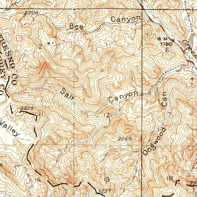 United States Geological Survey Priest Valley, CA (1941, 62500-Scale) digital map