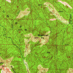 United States Geological Survey Priest Valley, CA (1956, 62500-Scale) digital map