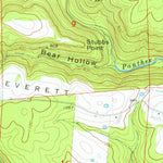 United States Geological Survey Prim, AR (1973, 24000-Scale) digital map