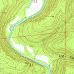 United States Geological Survey Prim, AR (1973, 24000-Scale) digital map