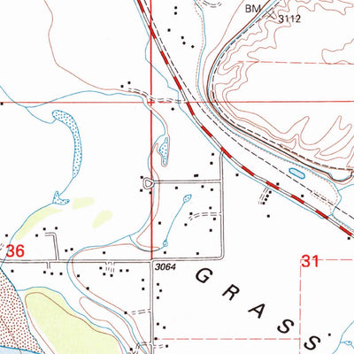 United States Geological Survey Primrose, MT (1999, 24000-Scale) digital map