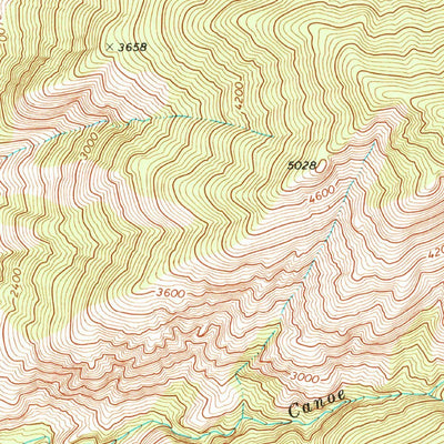 United States Geological Survey Prince Creek, WA (1969, 24000-Scale) digital map