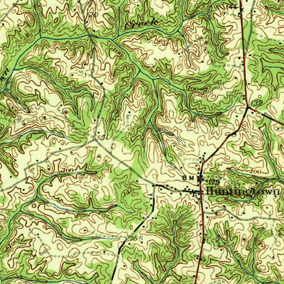United States Geological Survey Prince Frederick, MD (1938, 62500-Scale) digital map