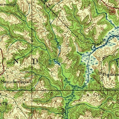 United States Geological Survey Prince Frederick, MD (1938, 62500-Scale) digital map