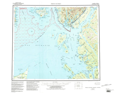 United States Geological Survey Prince Rupert, AK (1959, 250000-Scale) digital map