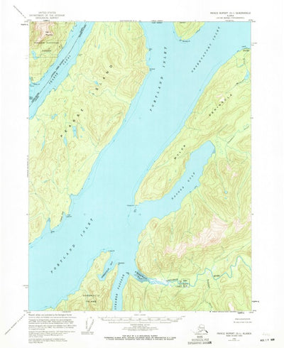 United States Geological Survey Prince Rupert D-1, AK (1955, 63360-Scale) digital map