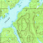United States Geological Survey Prince Rupert D-2, AK (1955, 63360-Scale) digital map
