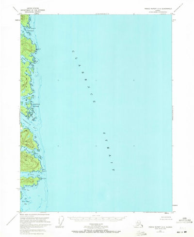United States Geological Survey Prince Rupert D-6, AK (1951, 63360-Scale) digital map