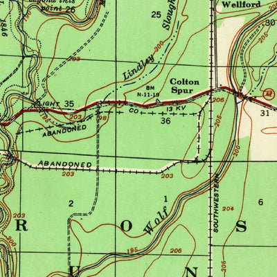 United States Geological Survey Princedale, AR (1940, 62500-Scale) digital map
