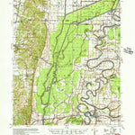 United States Geological Survey Princedale, AR (1956, 62500-Scale) digital map