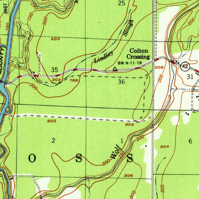 United States Geological Survey Princedale, AR (1956, 62500-Scale) digital map
