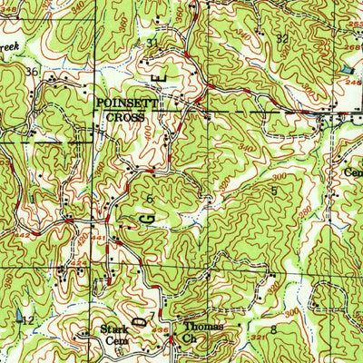 United States Geological Survey Princedale, AR (1956, 62500-Scale) digital map