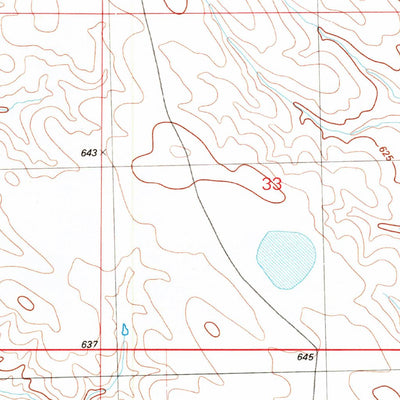 United States Geological Survey Princes Ranch, SD (1980, 25000-Scale) digital map