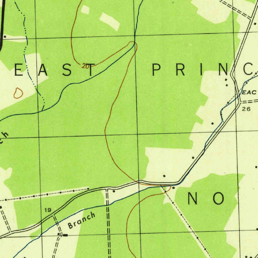 Princess Anne, MD (1943, 31680Scale) Map by United States Geological