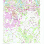 United States Geological Survey Princess Anne, VA (1965, 24000-Scale) digital map