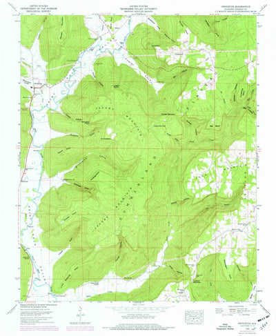 United States Geological Survey Princeton, AL (1948, 24000-Scale) digital map