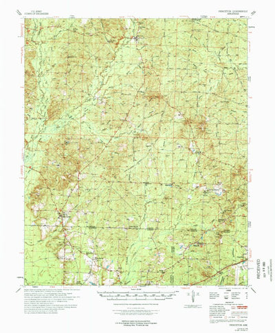 United States Geological Survey Princeton, AR (1978, 62500-Scale) digital map