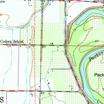 United States Geological Survey Princeton, CA (1952, 24000-Scale) digital map