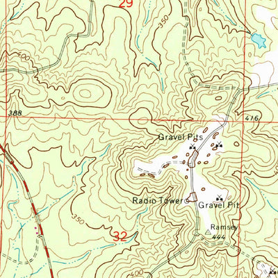 United States Geological Survey Princeton East, AR (1973, 24000-Scale) digital map