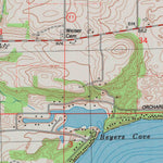 United States Geological Survey Princeton East, WI (1984, 24000-Scale) digital map