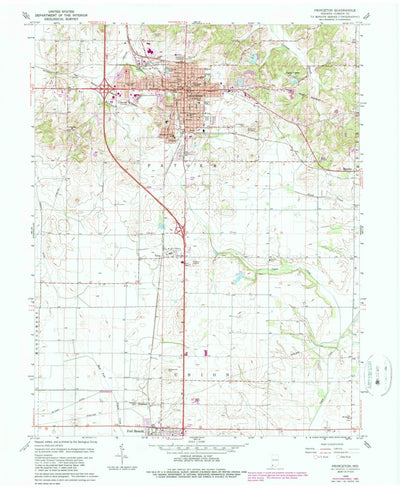 United States Geological Survey Princeton, IN (1959, 24000-Scale) digital map