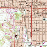 United States Geological Survey Princeton, IN (1959, 24000-Scale) digital map
