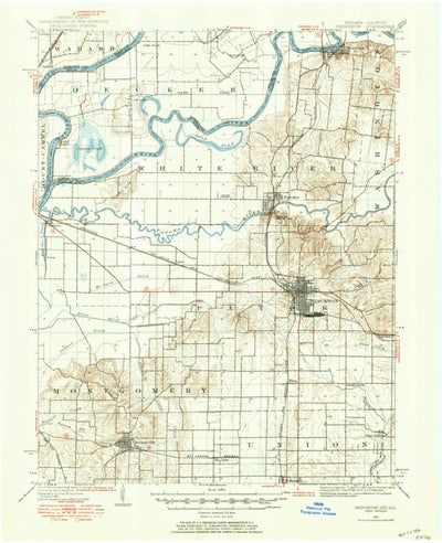 United States Geological Survey Princeton, IN-IL (1901, 62500-Scale) digital map
