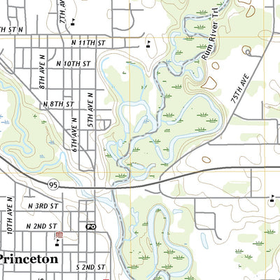 United States Geological Survey Princeton, MN (2022, 24000-Scale) digital map