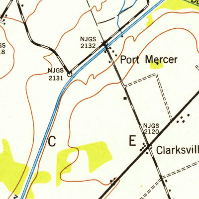 United States Geological Survey Princeton, NJ (1952, 24000-Scale) digital map