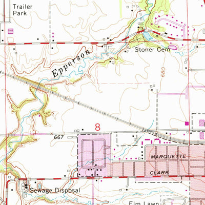 United States Geological Survey Princeton North, IL (1966, 24000-Scale) digital map