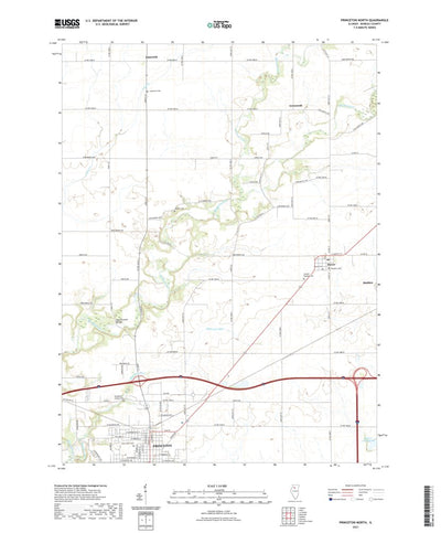 United States Geological Survey Princeton North, IL (2021, 24000-Scale) digital map