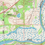 United States Geological Survey Princeton West, WI (1984, 24000-Scale) digital map