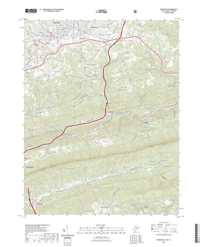 United States Geological Survey Princeton, WV (2023, 24000-Scale) digital map