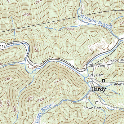 United States Geological Survey Princeton, WV (2023, 24000-Scale) digital map