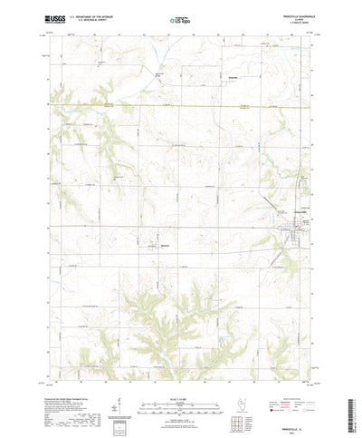 United States Geological Survey Princeville, IL (2021, 24000-Scale) digital map