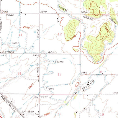 United States Geological Survey Prineville, OR (1962, 62500-Scale) digital map