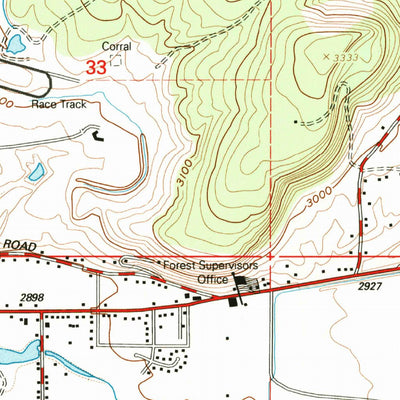 United States Geological Survey Prineville, OR (1992, 24000-Scale) digital map