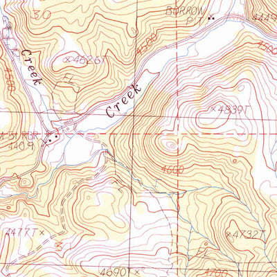 United States Geological Survey Pringle Flat, OR (1983, 24000-Scale) digital map