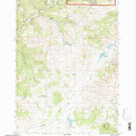 United States Geological Survey Pringle Flat, OR (1992, 24000-Scale) digital map
