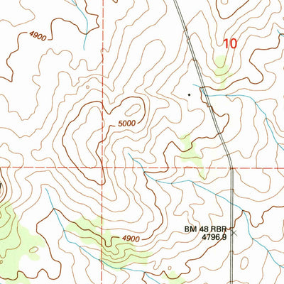 United States Geological Survey Pringle Flat, OR (1992, 24000-Scale) digital map