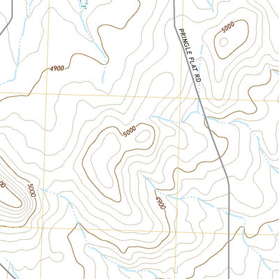 United States Geological Survey Pringle Flat, OR (2020, 24000-Scale) digital map