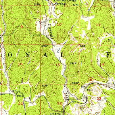 United States Geological Survey Pringle, SD (1956, 62500-Scale) digital map